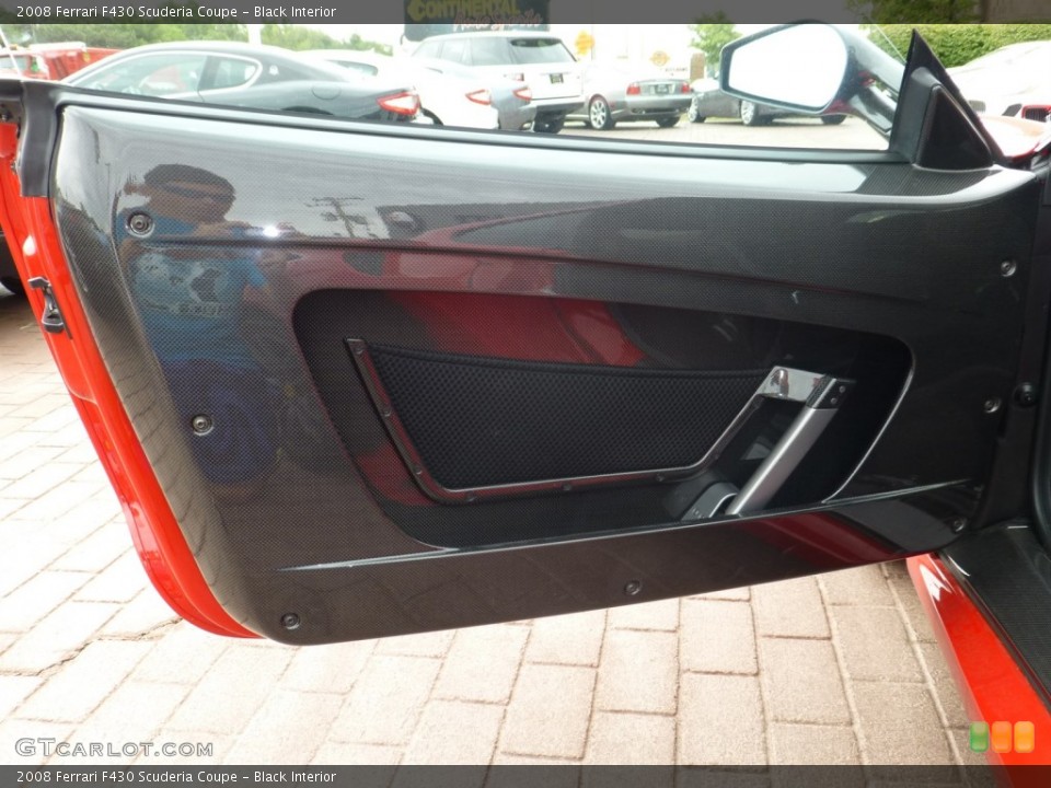 Black Interior Door Panel for the 2008 Ferrari F430 Scuderia Coupe #84040365