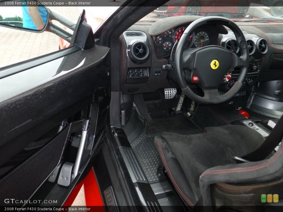 Black Interior Dashboard for the 2008 Ferrari F430 Scuderia Coupe #84040410