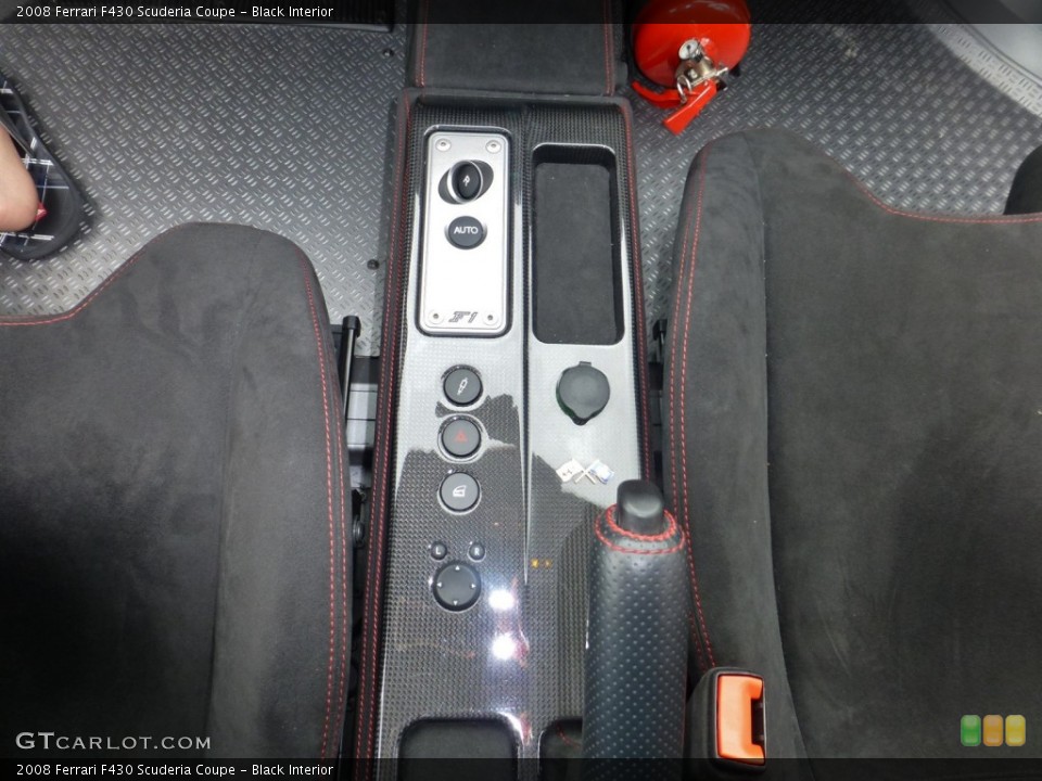 Black Interior Controls for the 2008 Ferrari F430 Scuderia Coupe #84040677