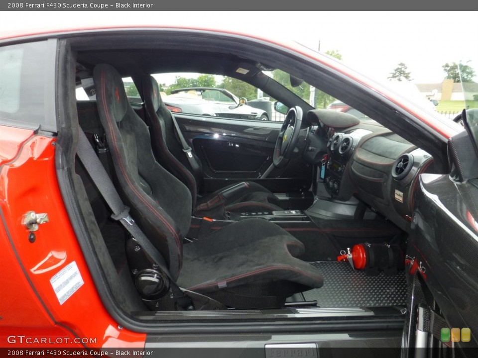 Black Interior Front Seat for the 2008 Ferrari F430 Scuderia Coupe #84040773