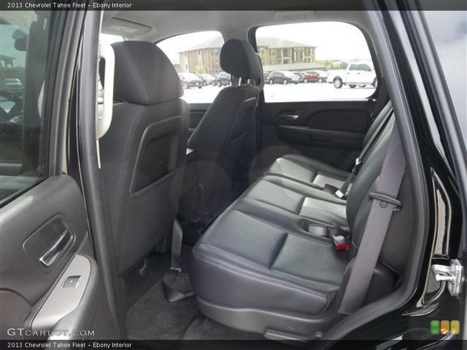 Ebony Interior Rear Seat for the 2013 Chevrolet Tahoe Fleet #84043253
