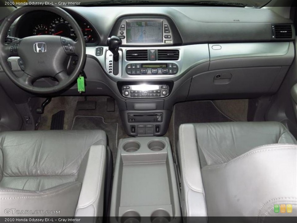 Gray Interior Dashboard for the 2010 Honda Odyssey EX-L #84043457