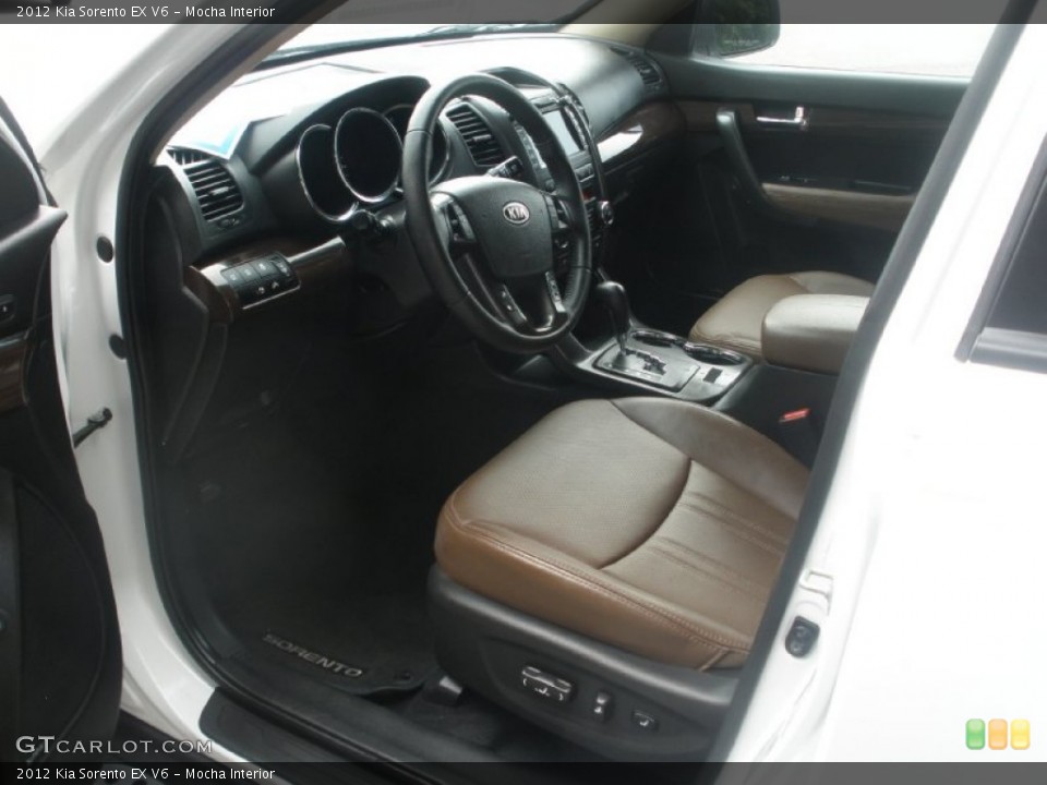 Mocha Interior Photo for the 2012 Kia Sorento EX V6 #84043883