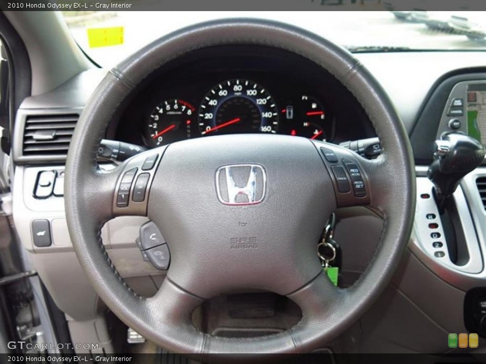 Gray Interior Steering Wheel for the 2010 Honda Odyssey EX-L #84043895