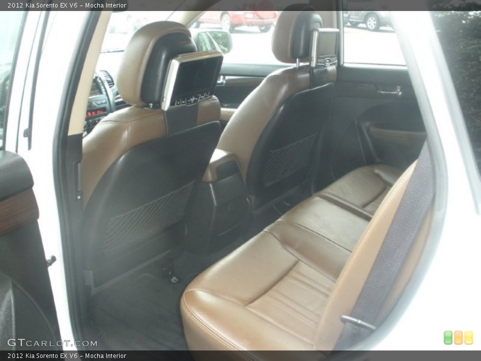 Mocha Interior Rear Seat for the 2012 Kia Sorento EX V6 #84044228