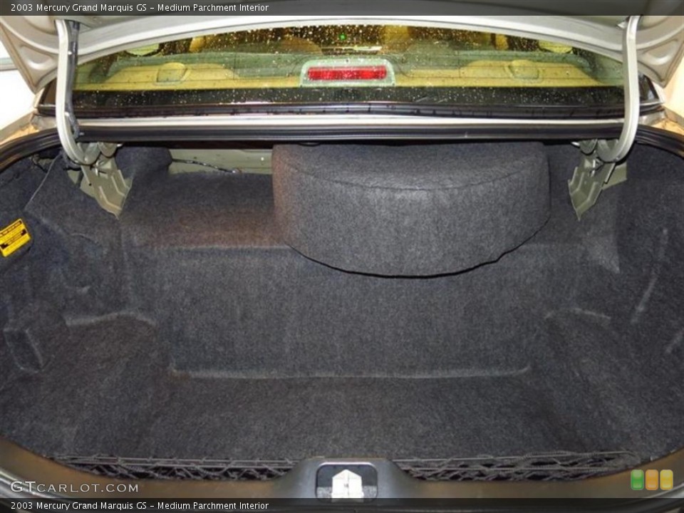 Medium Parchment Interior Trunk for the 2003 Mercury Grand Marquis GS #84045080