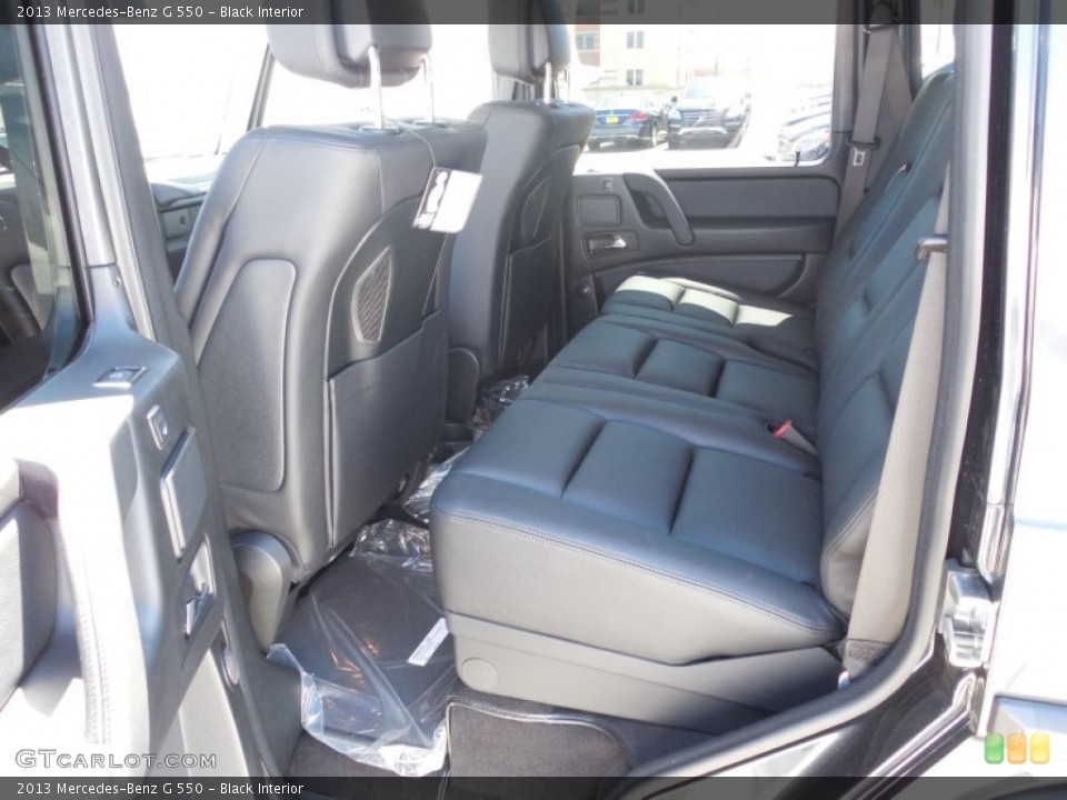 Black Interior Rear Seat for the 2013 Mercedes-Benz G 550 #84046337