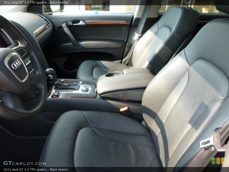 Black Interior Front Seat for the 2011 Audi Q7 3.0 TFSI quattro #84047597