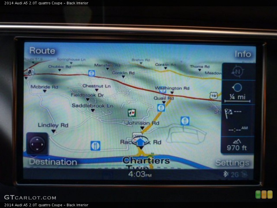 Black Interior Navigation for the 2014 Audi A5 2.0T quattro Coupe #84048509