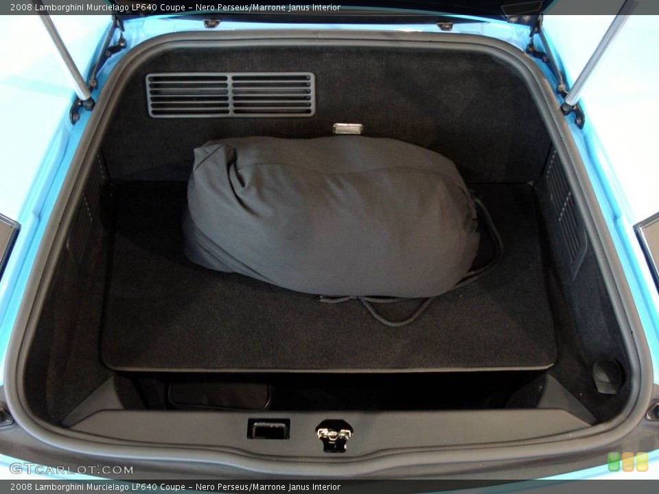 Nero Perseus/Marrone Janus Interior Trunk for the 2008 Lamborghini Murcielago LP640 Coupe #840494