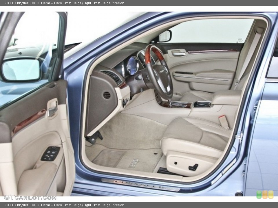 Dark Frost Beige/Light Frost Beige Interior Front Seat for the 2011 Chrysler 300 C Hemi #84049831