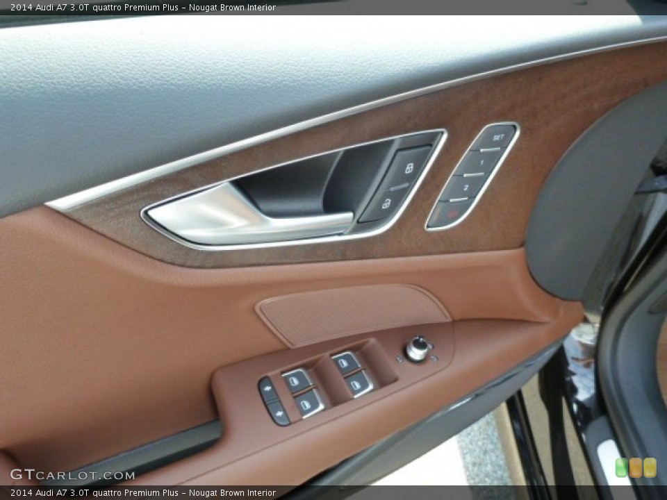 Nougat Brown Interior Controls for the 2014 Audi A7 3.0T quattro Premium Plus #84049982