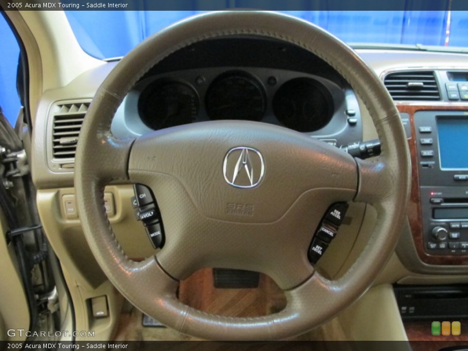 Saddle Interior Steering Wheel for the 2005 Acura MDX Touring #84052685