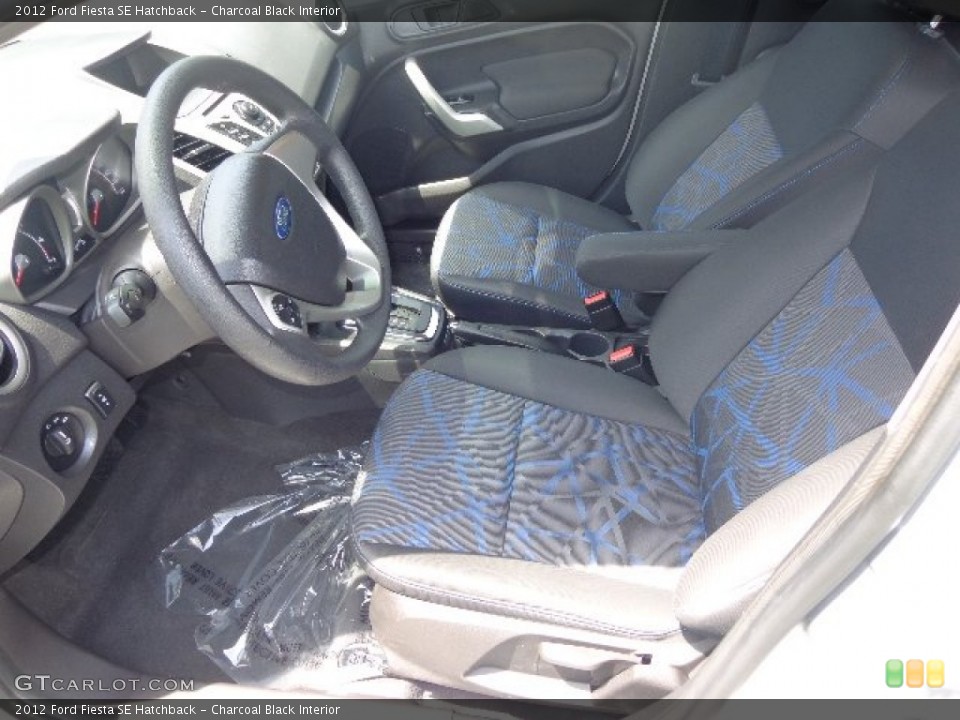 Charcoal Black Interior Front Seat for the 2012 Ford Fiesta SE Hatchback #84054058