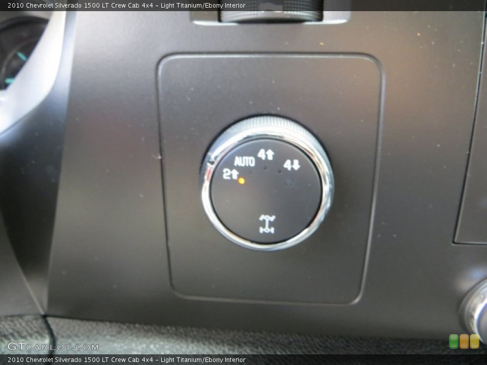 Light Titanium/Ebony Interior Controls for the 2010 Chevrolet Silverado 1500 LT Crew Cab 4x4 #84054320