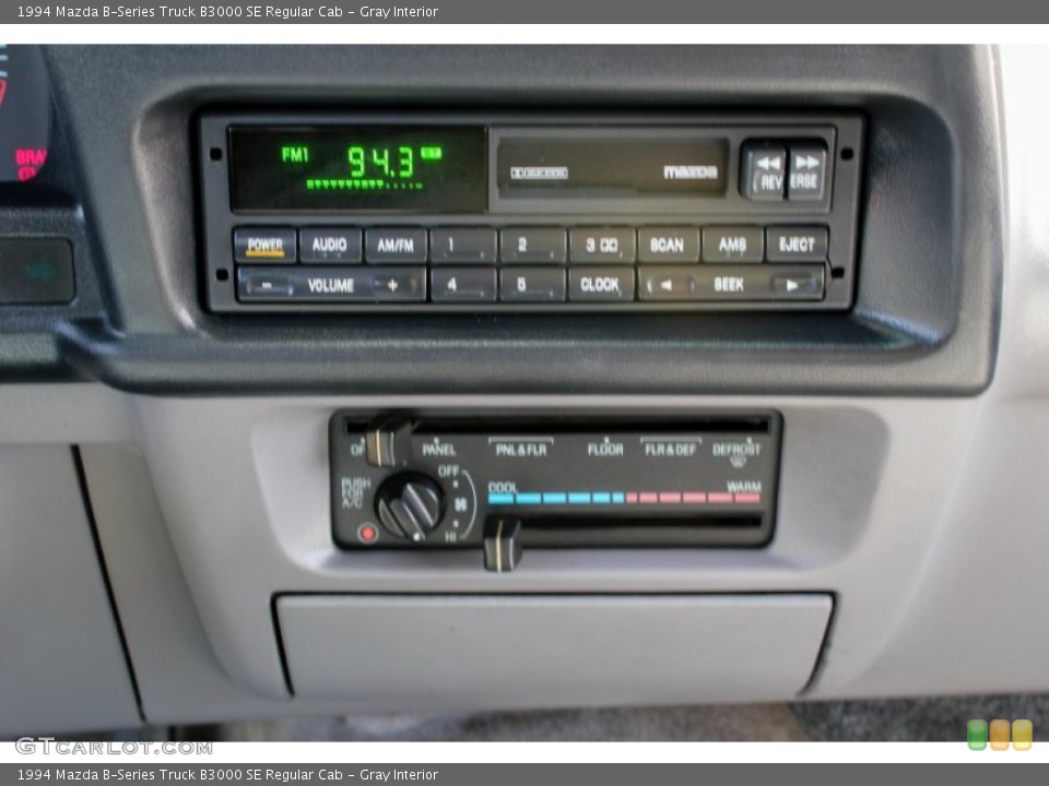 Gray Interior Audio System for the 1994 Mazda B-Series Truck B3000 SE Regular Cab #84054731