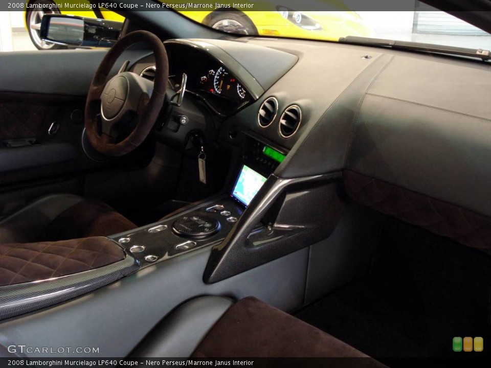 Nero Perseus/Marrone Janus Interior Dashboard for the 2008 Lamborghini Murcielago LP640 Coupe #840554