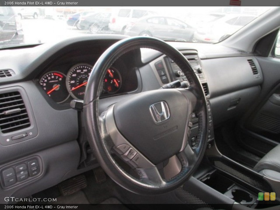 Gray Interior Steering Wheel for the 2006 Honda Pilot EX-L 4WD #84055682