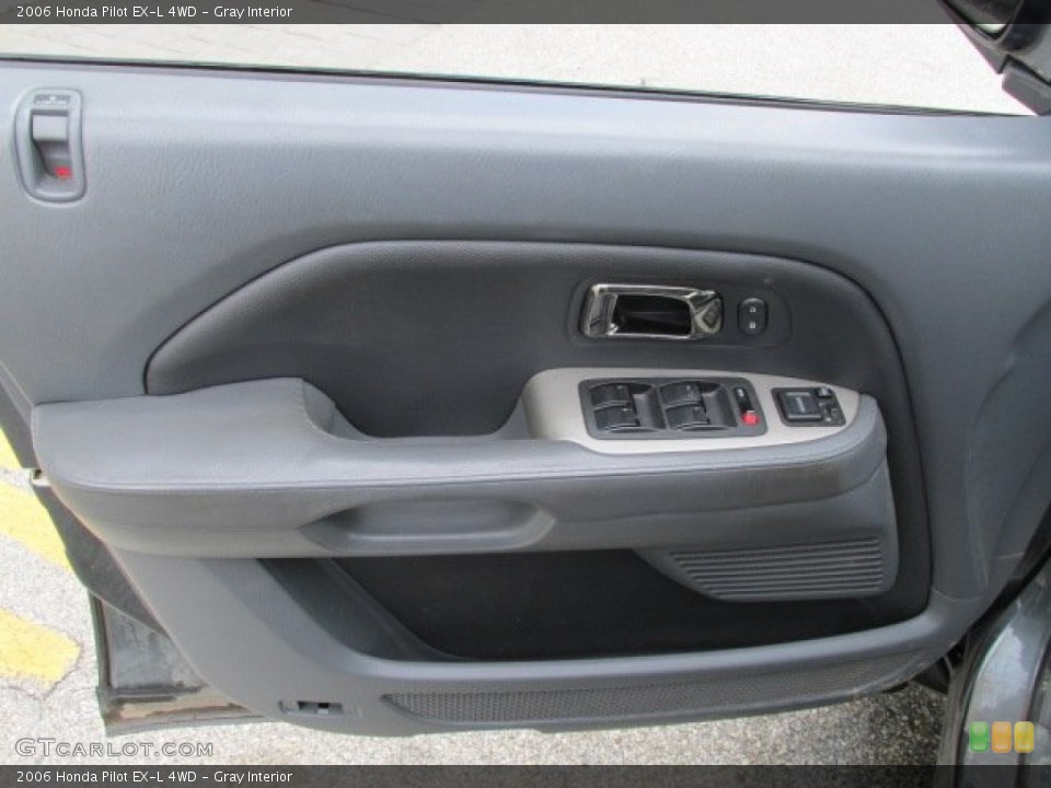 Gray Interior Door Panel for the 2006 Honda Pilot EX-L 4WD #84055730