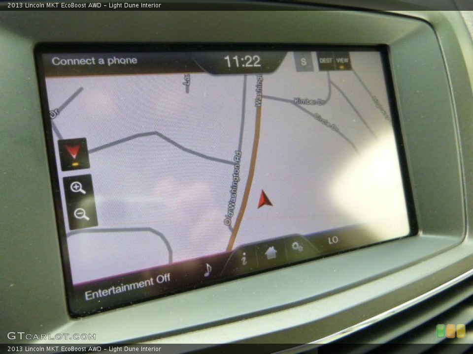 Light Dune Interior Navigation for the 2013 Lincoln MKT EcoBoost AWD #84056363