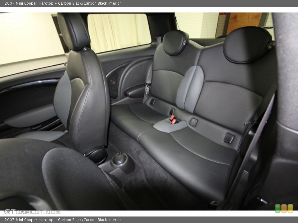 Carbon Black/Carbon Black Interior Rear Seat for the 2007 Mini Cooper Hardtop #84058166
