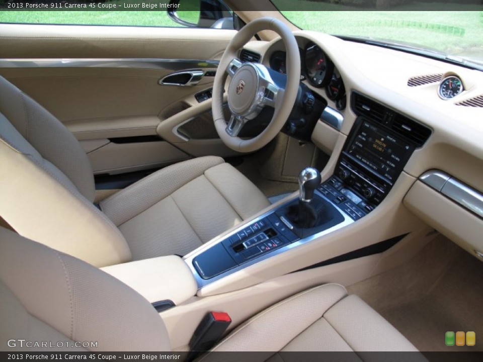 Luxor Beige Interior Photo for the 2013 Porsche 911 Carrera 4S Coupe #84058307