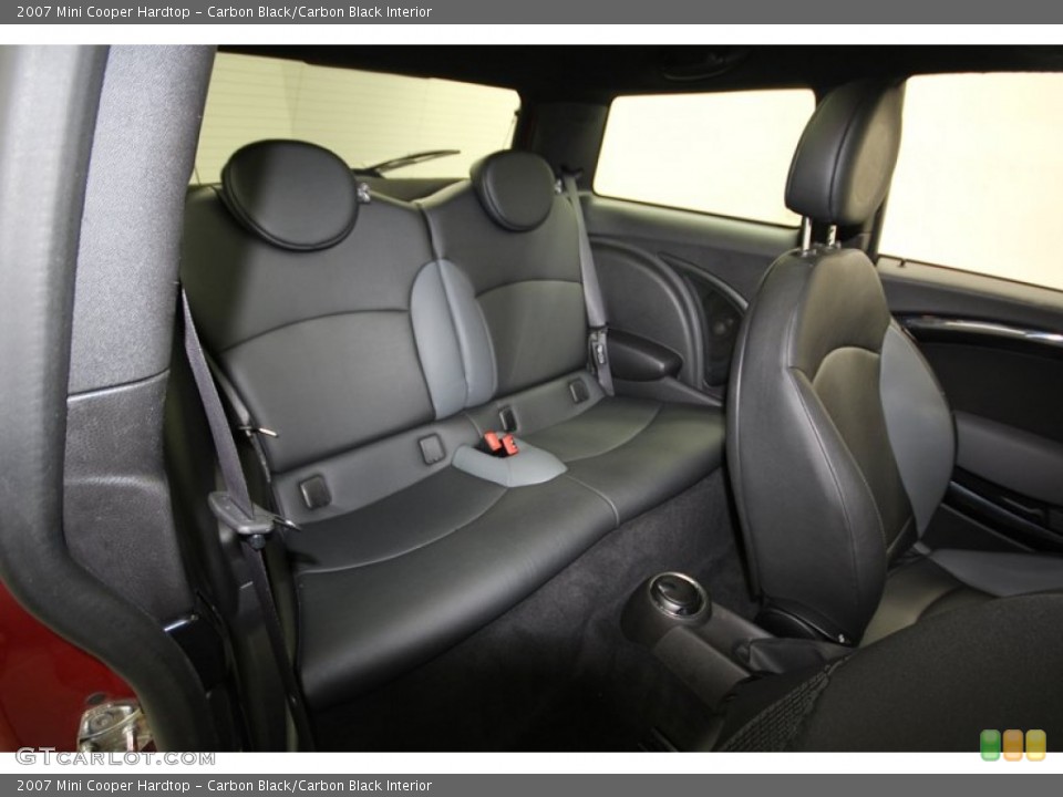 Carbon Black/Carbon Black Interior Rear Seat for the 2007 Mini Cooper Hardtop #84058518