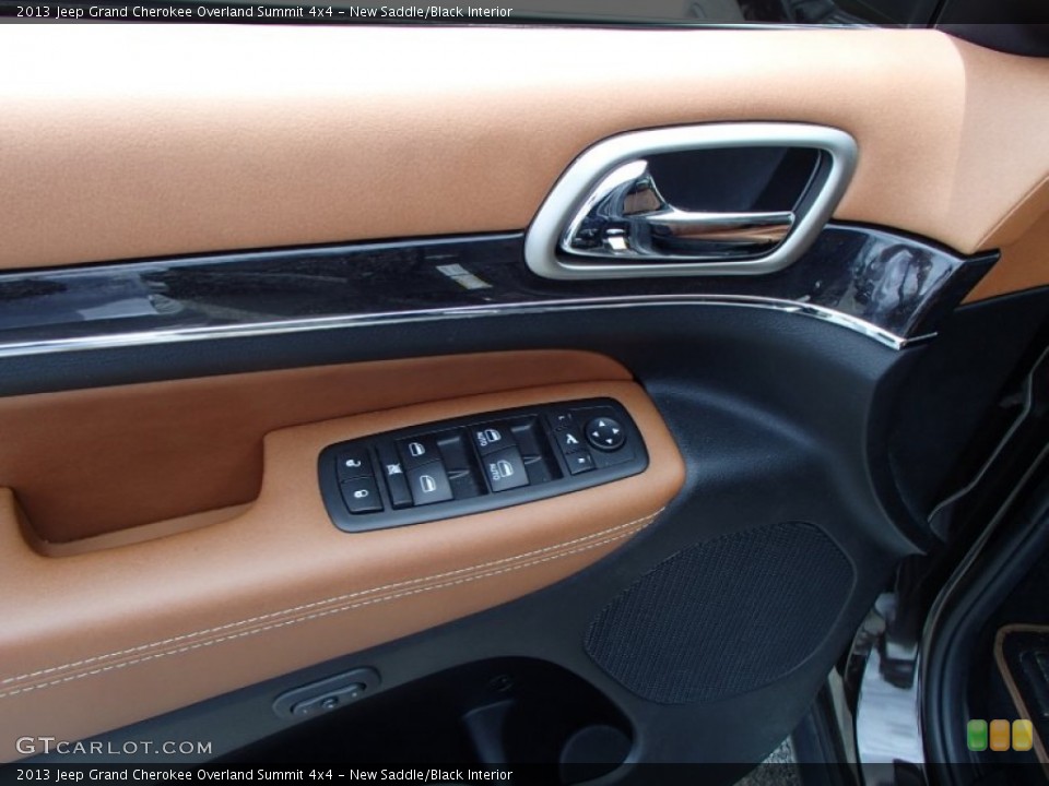 New Saddle/Black Interior Controls for the 2013 Jeep Grand Cherokee Overland Summit 4x4 #84059921