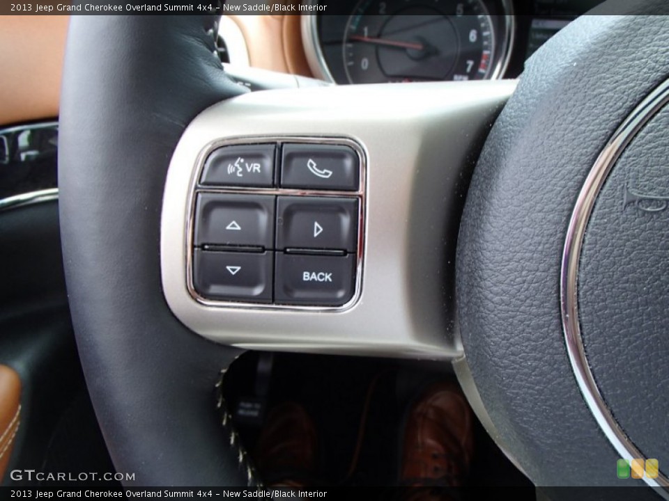 New Saddle/Black Interior Controls for the 2013 Jeep Grand Cherokee Overland Summit 4x4 #84060119