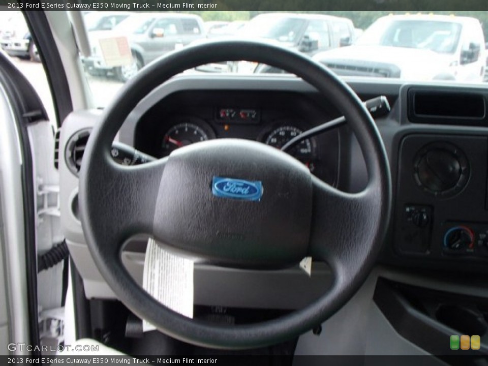 Medium Flint Interior Steering Wheel for the 2013 Ford E Series Cutaway E350 Moving Truck #84061312