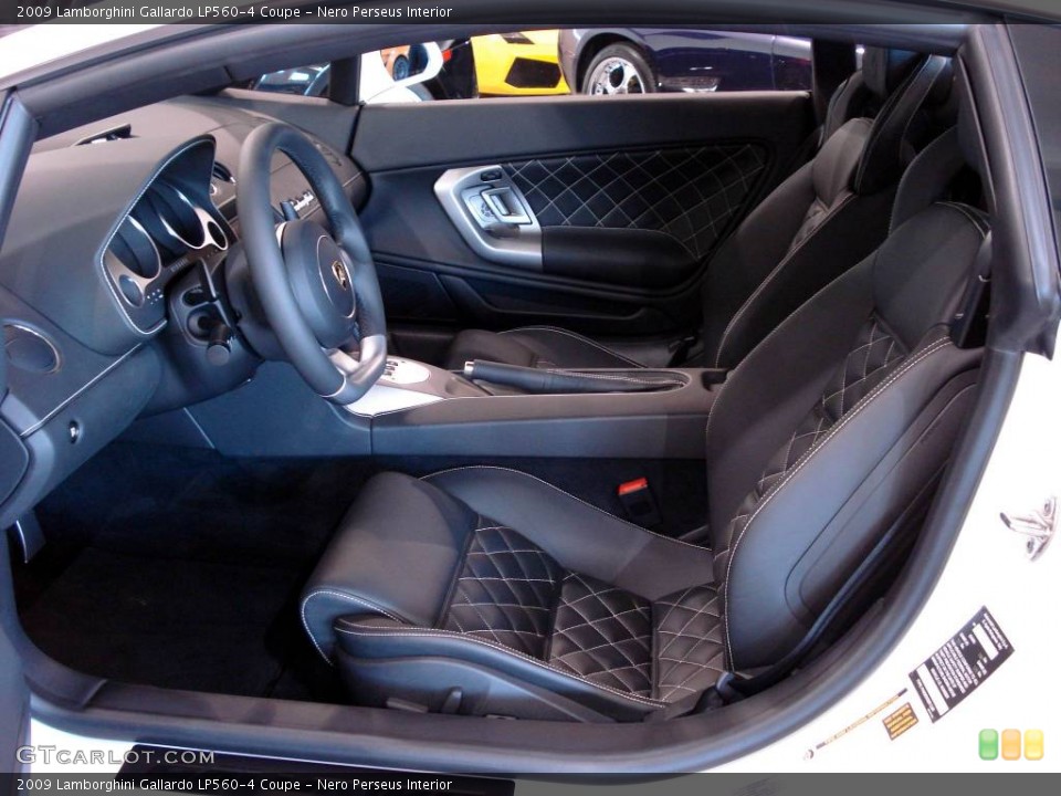 Nero Perseus Interior Photo for the 2009 Lamborghini Gallardo LP560-4 Coupe #840635