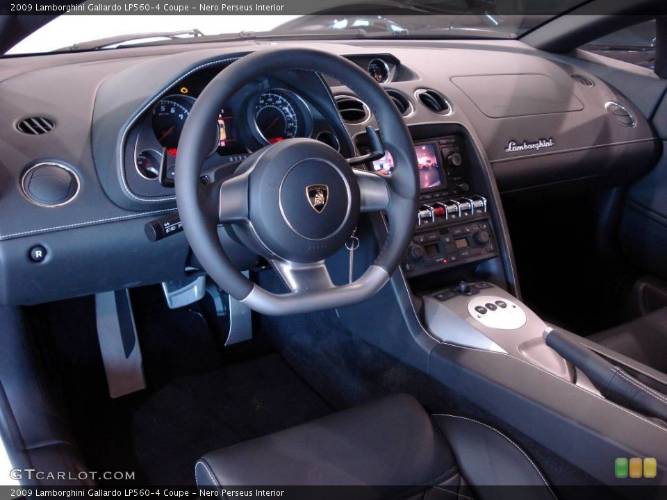 Nero Perseus Interior Dashboard for the 2009 Lamborghini Gallardo LP560-4 Coupe #840640