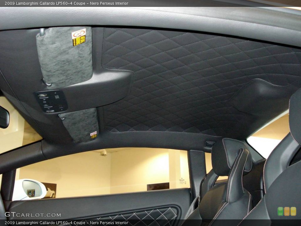Nero Perseus Interior Photo for the 2009 Lamborghini Gallardo LP560-4 Coupe #840645