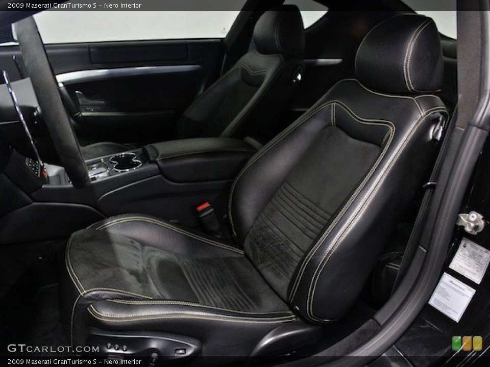 Nero Interior Front Seat for the 2009 Maserati GranTurismo S #84065204