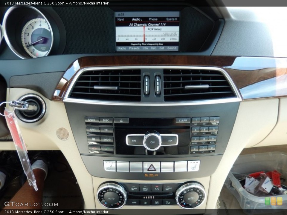 Almond/Mocha Interior Controls for the 2013 Mercedes-Benz C 250 Sport #84065558