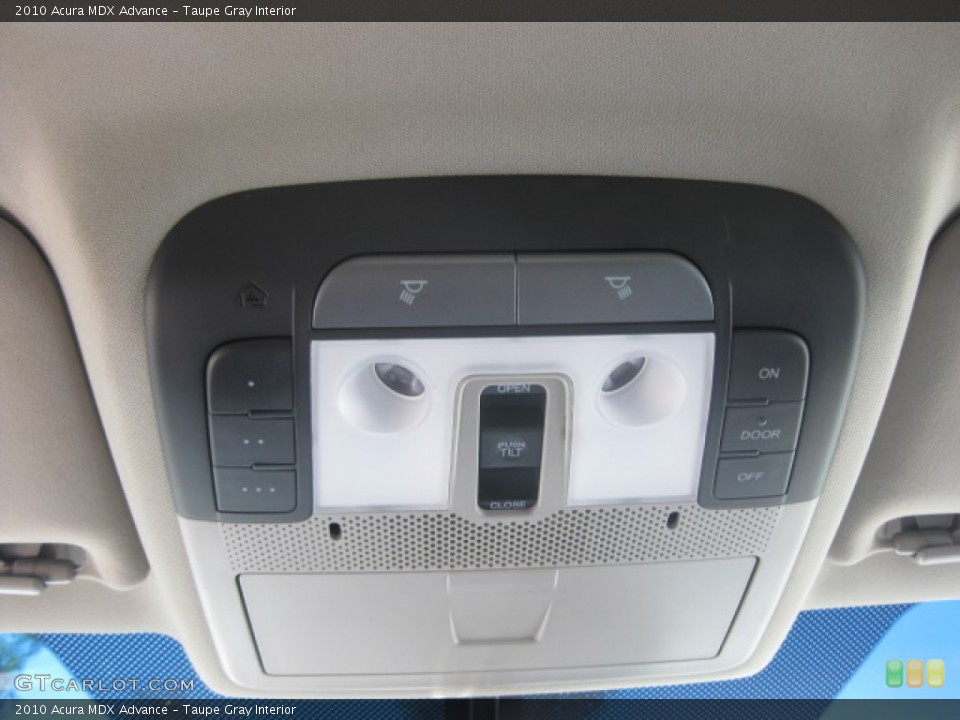 Taupe Gray Interior Controls for the 2010 Acura MDX Advance #84065756