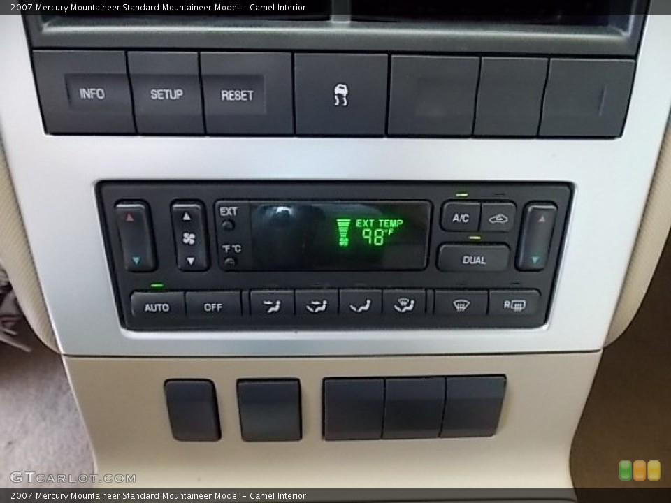 Camel Interior Controls for the 2007 Mercury Mountaineer  #84065843