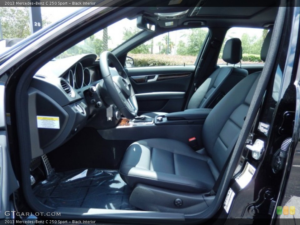 Black Interior Photo for the 2013 Mercedes-Benz C 250 Sport #84067082