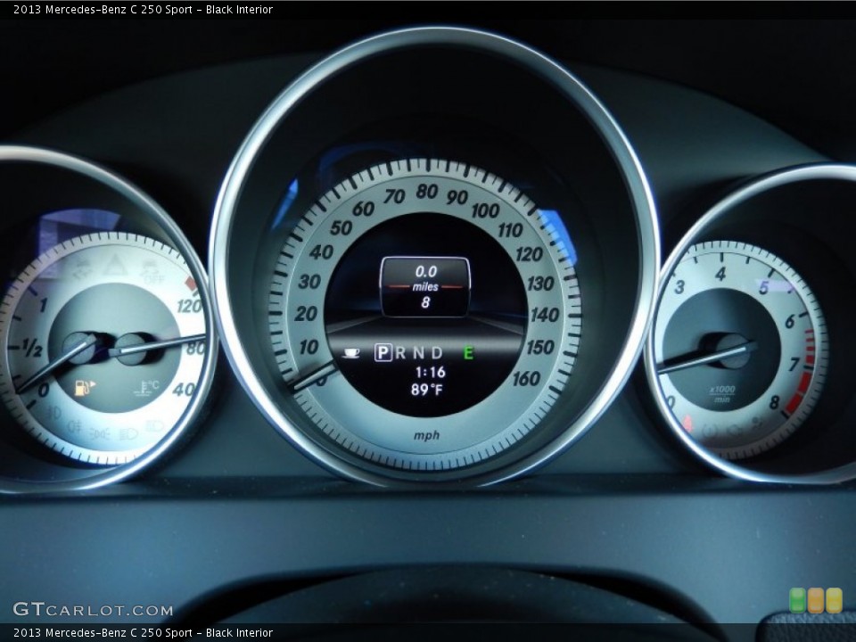 Black Interior Gauges for the 2013 Mercedes-Benz C 250 Sport #84067190