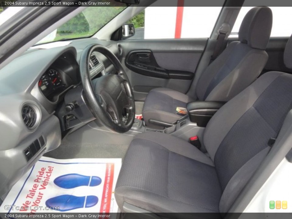 Dark Gray Interior Photo for the 2004 Subaru Impreza 2.5 Sport Wagon #84067559
