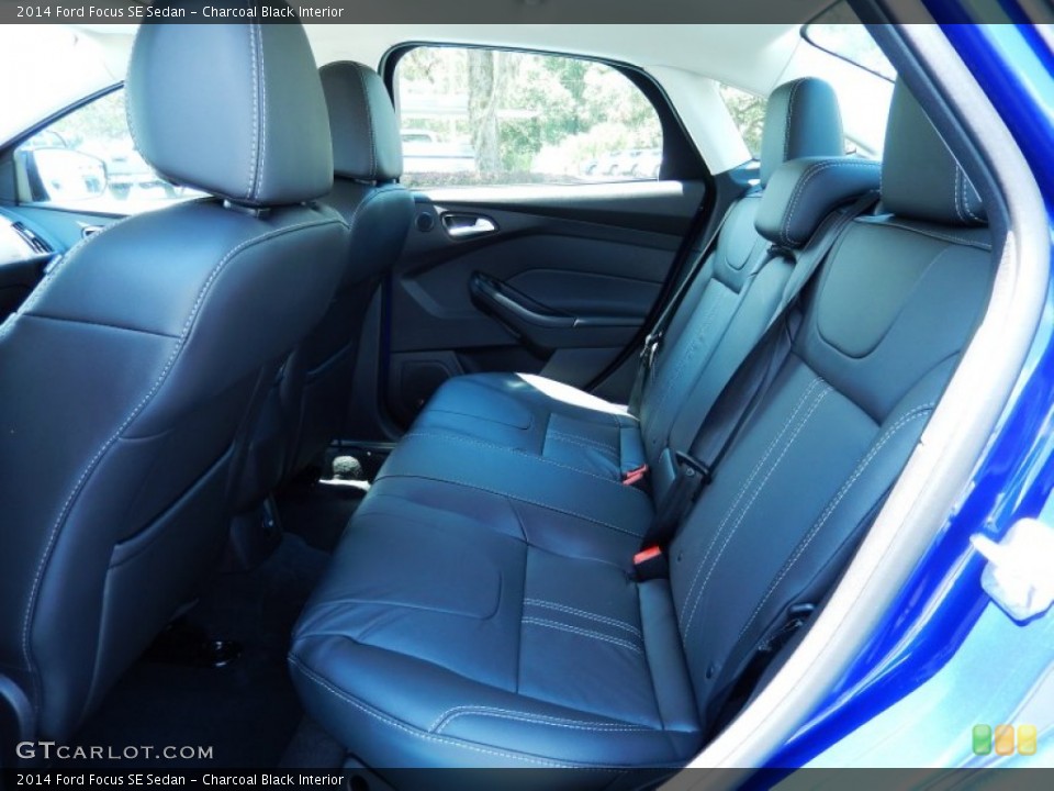 Charcoal Black Interior Rear Seat for the 2014 Ford Focus SE Sedan #84068009