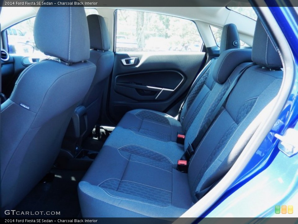 Charcoal Black Interior Rear Seat for the 2014 Ford Fiesta SE Sedan #84068342