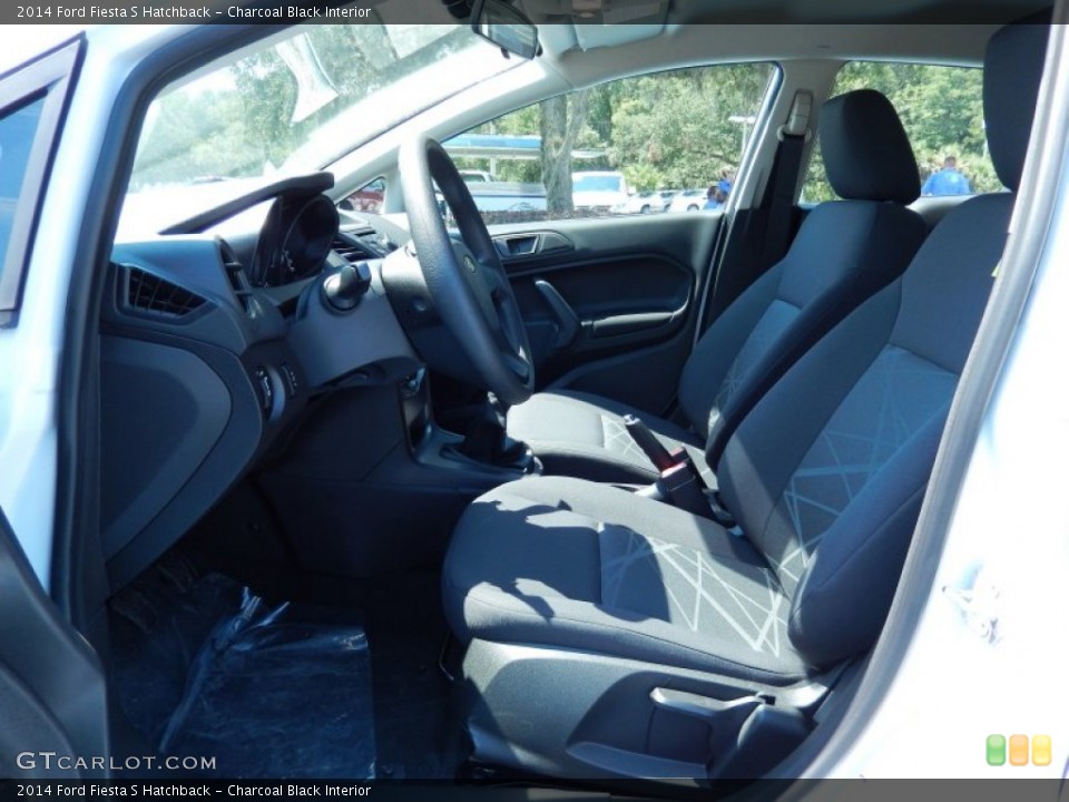 Charcoal Black Interior Front Seat for the 2014 Ford Fiesta S Hatchback #84068957