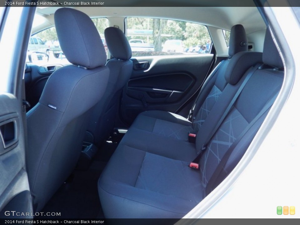 Charcoal Black Interior Rear Seat for the 2014 Ford Fiesta S Hatchback #84068984