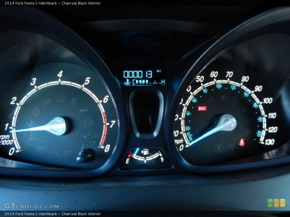 Charcoal Black Interior Gauges for the 2014 Ford Fiesta S Hatchback #84069032