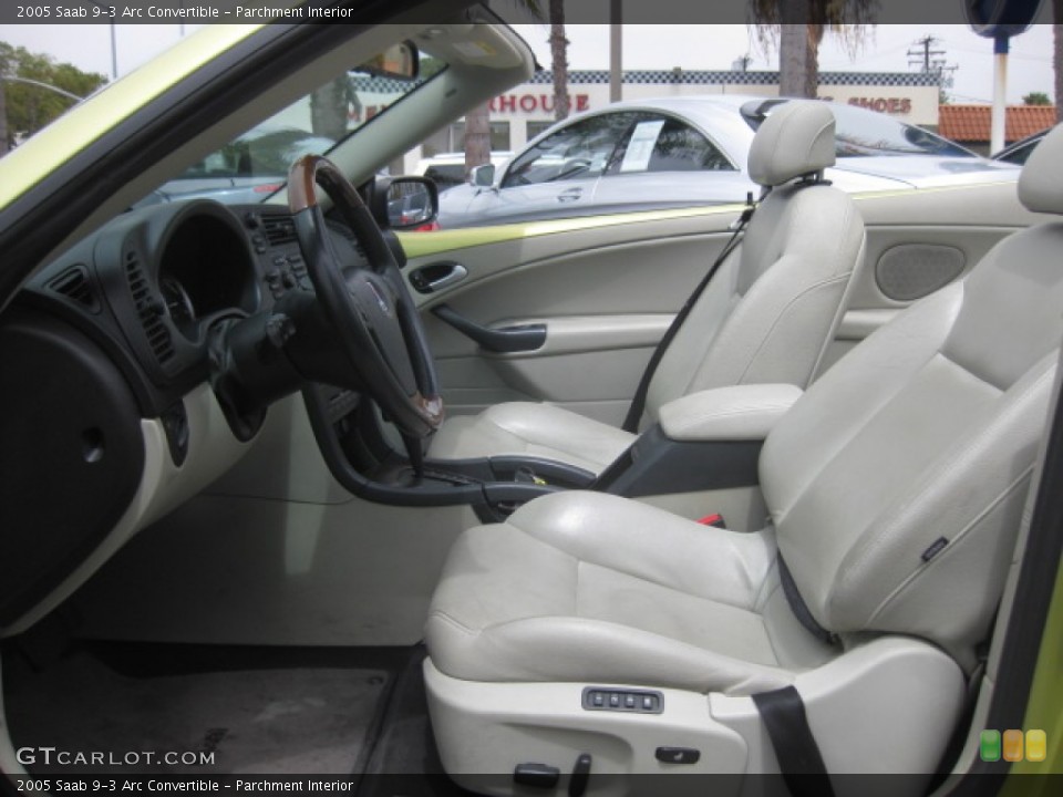 Parchment Interior Front Seat for the 2005 Saab 9-3 Arc Convertible #84070280