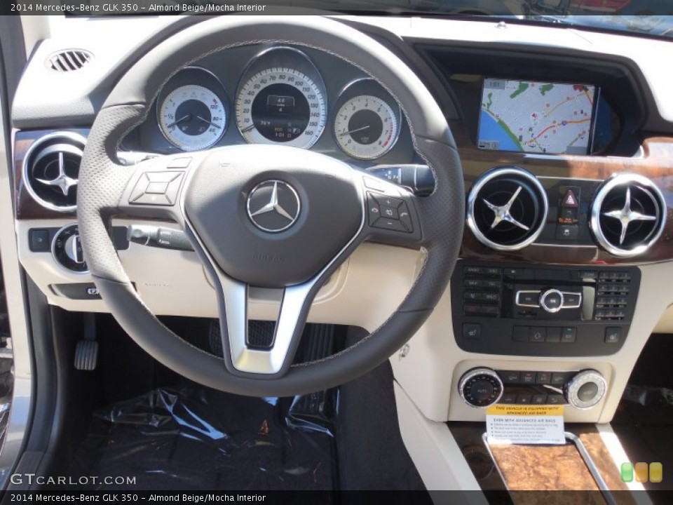 Almond Beige/Mocha Interior Dashboard for the 2014 Mercedes-Benz GLK 350 #84072107