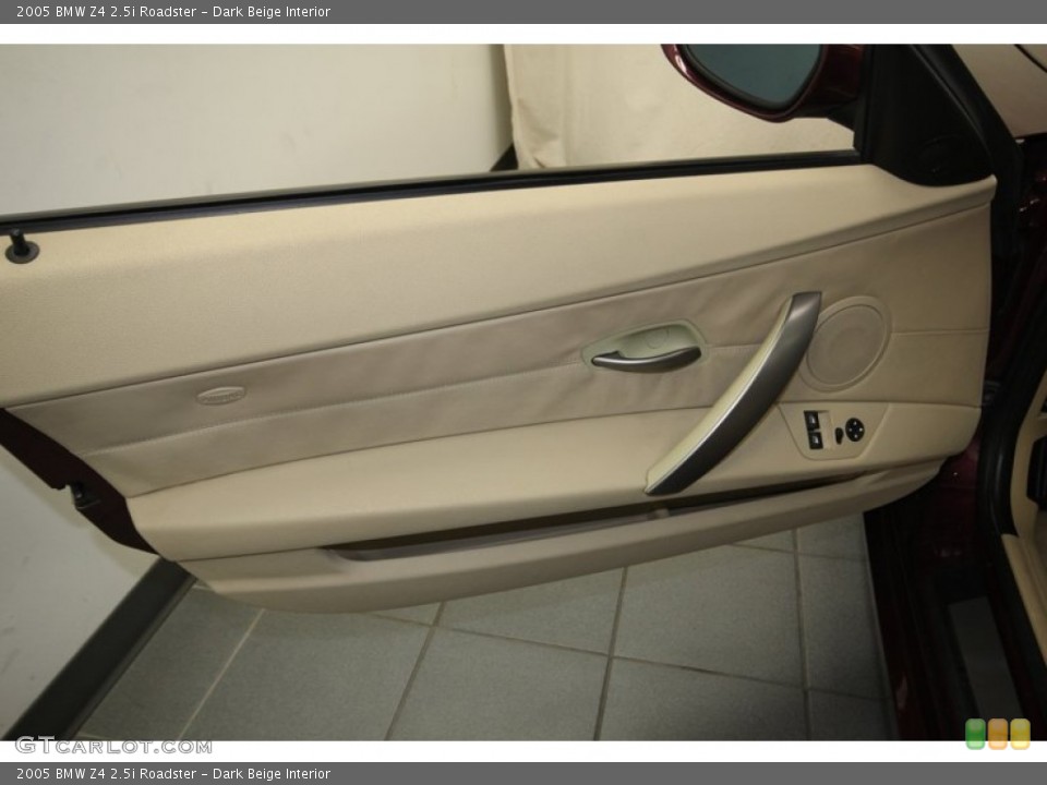 Dark Beige Interior Door Panel for the 2005 BMW Z4 2.5i Roadster #84072164
