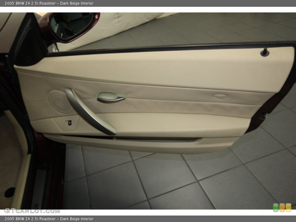 Dark Beige Interior Door Panel for the 2005 BMW Z4 2.5i Roadster #84072491