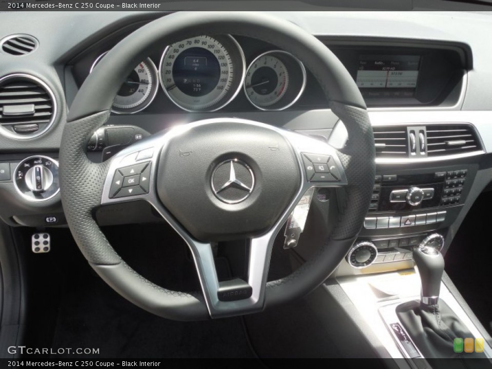 Black Interior Dashboard for the 2014 Mercedes-Benz C 250 Coupe #84073202
